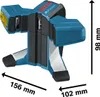A Bosch Punktlaser GTL 3 Professional laser level with dimensions indicated. Voir les images du produit