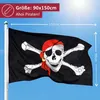PHENO FLAGS pirátská vlajka 90 x 150 cm pirátská vlajka Náhled obrázku produktu 2