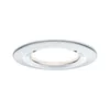 Paulmann LED Einbaustrahler Set Chrom starr IP44 6,8W LED Produktbild-Vorschau 4