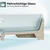 A cross-section of a sink showing its multi-layered glaze. Anteprima dell’immagine prodotto