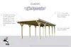 Doppelcarport Classic 1 Holz Überdachung Unterstand Produktbild-Vorschau 5