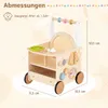 COSTWAY Loopfiets, multifunctionele Montessori loopwagentje Productafbeelding-voorbeeld 2