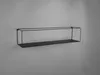 Industriedesign Wandregale aus Metall schwarz - Drahtkörbe Produktbild-Vorschau 10