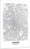 Bilder auf glas - Einteilig - Stadt Karte London - 70x100cm Produktbild-Vorschau 1