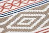 Tapiso Teppich AZTECA vintage Fransen grau orange Produktbild-Vorschau 4