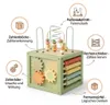 Laavir Holz-Aktivitätswürfel Baby Mintgrün - Montessori Produktbild-Vorschau 2