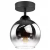 LUXOLAR - Deckenleuchte Glasschirm Graphit-transparent, Produktbild-Vorschau 1