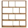 vidaXL Artisan dubová knihovna 132x29x141,5 cm materiál na Náhled obrázku produktu 5