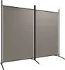 vidaXL 2 tlg. Paravent Anthrazit 175x180 cm Stoff - Produktbild-Vorschau 3