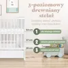 iGlobal Łóżeczko dziecięce 2 w 1 Łóżeczko z regulacją Podgląd zdjęcia produktu 3