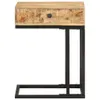 vidaXL Beistelltisch U-Form 45x30x61 cm Mango Massivholz Produktbild-Vorschau 2
