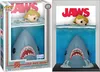 A Funko Pop! Jaws Great White Shark collectible figure in its packaging, with a separate display case version shown next to it. Produktbild-Vorschau