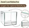 Terrarium 30x30x30 cm Schnecken Spinnen Amphibien Glas Produktbild-Vorschau 3