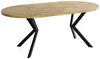 Runder Ausziehbarer Esstisch - Loft Style Tisch mit Produktbild-Vorschau 4