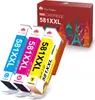 3PK 580 XXL 581 XXL Druckerpatronen als Ersatz für Canon Produktbild-Vorschau 1