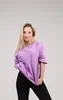 Koszulka  na krotki rekaw oversize - rozmiar XL - fioletowa Podgląd zdjęcia produktu 10