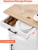 SucceBuy Carrello da cucina a isola mobile con armadio e Anteprima dell’immagine prodotto 3