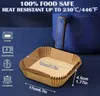 100x Backpapier für Friteuse Heißluftfritteuse Grill Produktbild-Vorschau 2