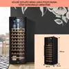 Klarstein vinotéka, slim, 1 zóna, skleněné dveře, UV Náhled obrázku produktu 6