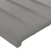 vidaXL Kopfteil mit Ohren Hellgrau 147x16x78/88 cm Samt Produktbild-Vorschau 5