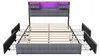 UnboxG Polsterbett 160x200cm mit USB, Jugendbett Doppelbett Produktbild-Vorschau 14
