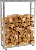 CLP Kaminholzständer Keri V2 Edelstahl edelstahl 25x80x150 Produktbild-Vorschau 1