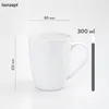 Kaffeebecher aus Porzellan, 300 ml, Set 6er, Kaffee-Tassen Produktbild-Vorschau 3