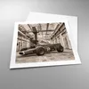 Poster - Poster ohne Rahmen - Formel 1 Rennen Retro - 50x50 Produktbild-Vorschau 3