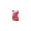 A set of red chisels in their packaging. Voir les images du produit