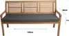 Bankkissen 140×60×7 cm anthrazit – Sitzkissen für Produktbild-Vorschau 2