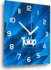 Glasuhr Wanduhr Küchenuhr Echt-Glas 30x30 cm Kaffee Tasse Produktbild-Vorschau 5