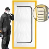Kurtyna foliowa XXL 135x230 przeciwpyłowa z zamkiem – drzwi Podgląd zdjęcia produktu 1