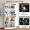 VOWNER Glasvitrine mit 3-Farben-LED - Bewegungssensor, 5 Produktbild-Vorschau 8