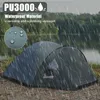 Campingzelt 3-4 Personen, Kuppelzelt XXL mit Verdunkelt 3-4 Produktbild-Vorschau 4