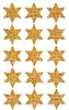 Avery Zweckform Avery 4112 - Papier - Gold - Sternenmuster Produktbild-Vorschau 7