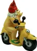 Nackter Zwerg auf dem Roller Gartenzwerg H 28cm Gartenfigur Produktbild-Vorschau 3