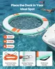 VEVOR: Plataforma flotante inflable, diámetro 3,05 m, con Vista previa de la imagen del producto 4