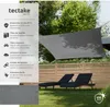 Voile d’ombrage SUNNY - 3 x 4 m, gris Voir les images du produit 2