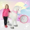 Pink Papaya koń XXL do jazdy "Luna" 125 cm z siodłem, uzdą Podgląd zdjęcia produktu 2