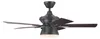 Ventilatore da soffitto con luce e catenelle per esterno Anteprima dell’immagine prodotto 2
