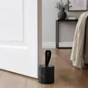 lot de 2 arrêts de porte en marbre avec boucle - noir & Voir les images du produit 3