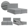 Boxspringbett 140x200 mit 2 Bettkästen Kontinentales Bett Produktbild-Vorschau 1