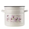 EMALIA RYBNIK Emaille-Topf mit Deckel MAGNOLIA Creme 12l Produktbild-Vorschau 13