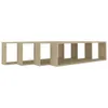 vidaXL Cube Shelves 4 ks Sonoma Oak 100x15x30 cm výrobek ze Náhled obrázku produktu 4