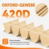 Tenda a onda khaki 2x3 m, retrattile con occhielli, Anteprima dell’immagine prodotto 6