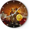Wanduhr - Rund - Glasuhr - Asien tee geschmack gesundheit - Produktbild-Vorschau 1