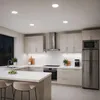 LED Einbaustrahler flach 18W Rund SuperSlim Schnitt Ø 205 Produktbild-Vorschau 2