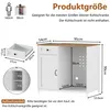 Product dimensions and features are illustrated with text and measurements. Produktbild-Vorschau
