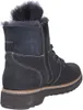 A single dark blue bootie with grey fur lining is shown from the side. Anteprima dell’immagine prodotto
