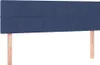 Boxspringbett mit Matratze Blau 140x200 cm Stoff Produktbild-Vorschau 5